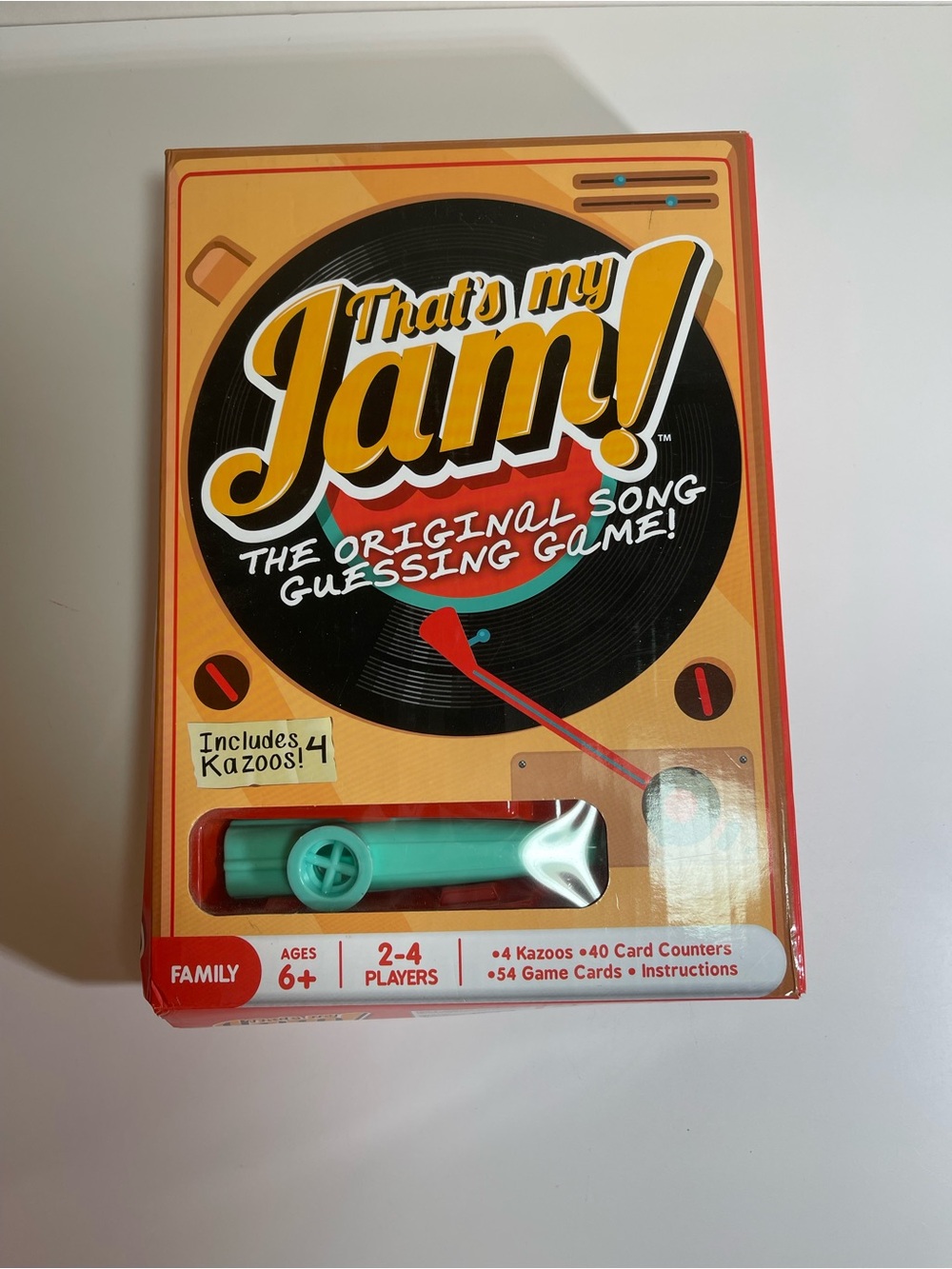 Anker That's My Jam! Game — Yellow Box with Teal Kazoos